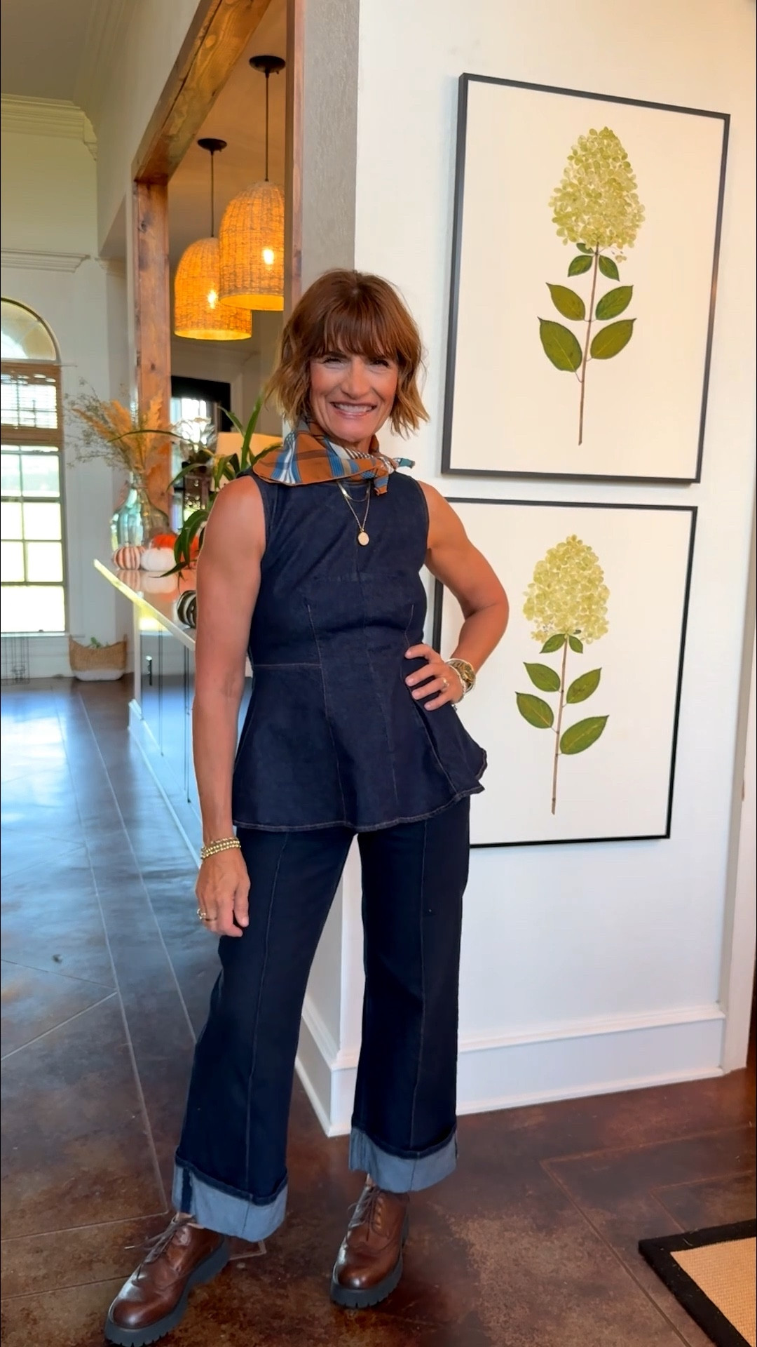 Denim peplum top! 

#LTKSeasonal #LTKShoeCrush #LTKStyleTip
