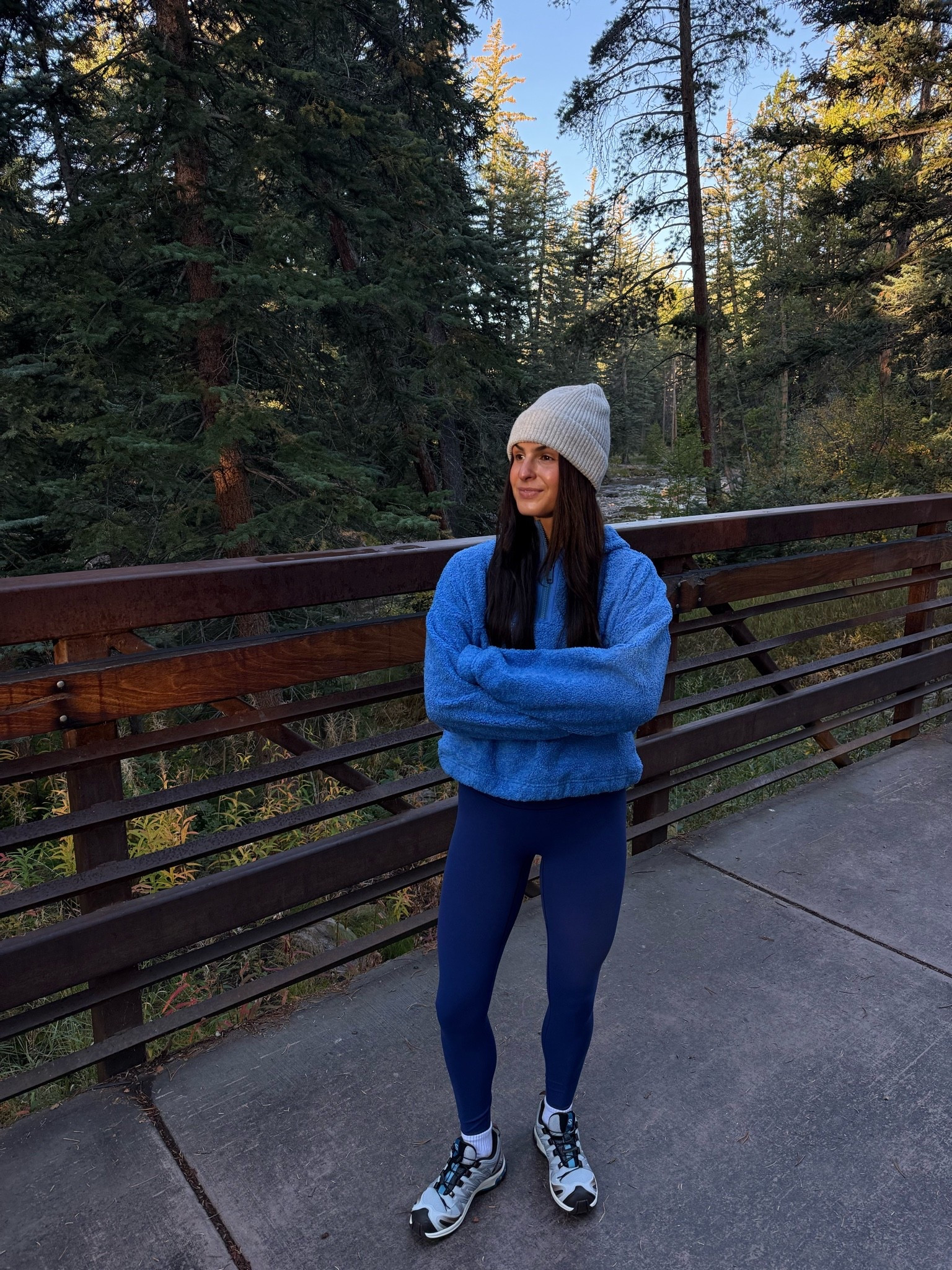 Fall hike outfit 🍂wearing size XS in set!

#LTKootd #LTKSeasonal #LTKActive