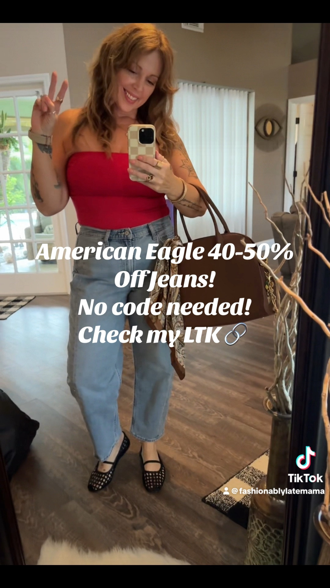 I am OBSESSED with AE jeans! Most of these jeans I am wearing a size 8 or 10. Happy 😃 shopping 🛍️ 

#LTKSaleAlert #LTKootd #LTKMidsize