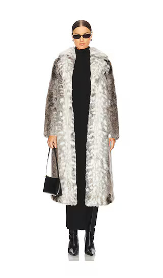 Kathmandu Faux Fur Coat in Snow Leopard | Revolve Clothing (Global)
