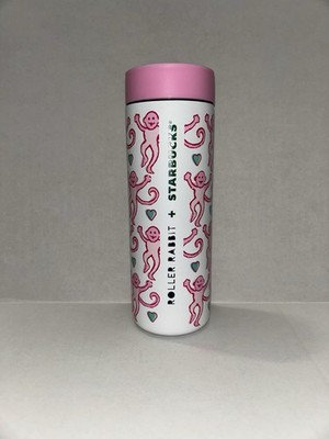 Starbucks Roller Rabbit Lovely Monkey 16 Oz Pink Stainless Steel Tumbler New | eBay US