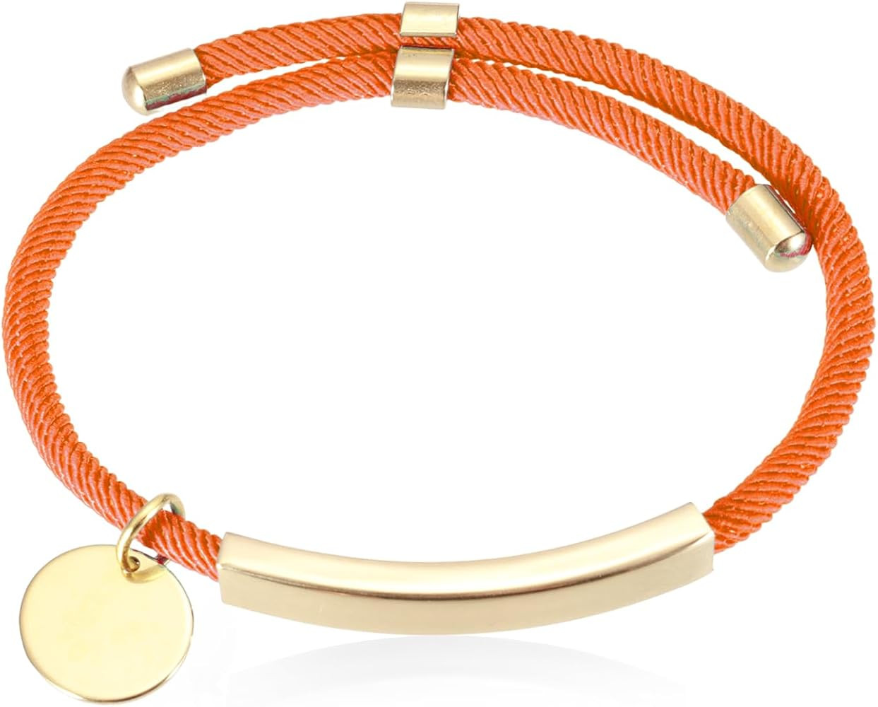MECCANIXITY Braided Adjustable Stainless Steel Bracelets, Personalized Handmade Braided Rope Wrap... | Amazon (US)