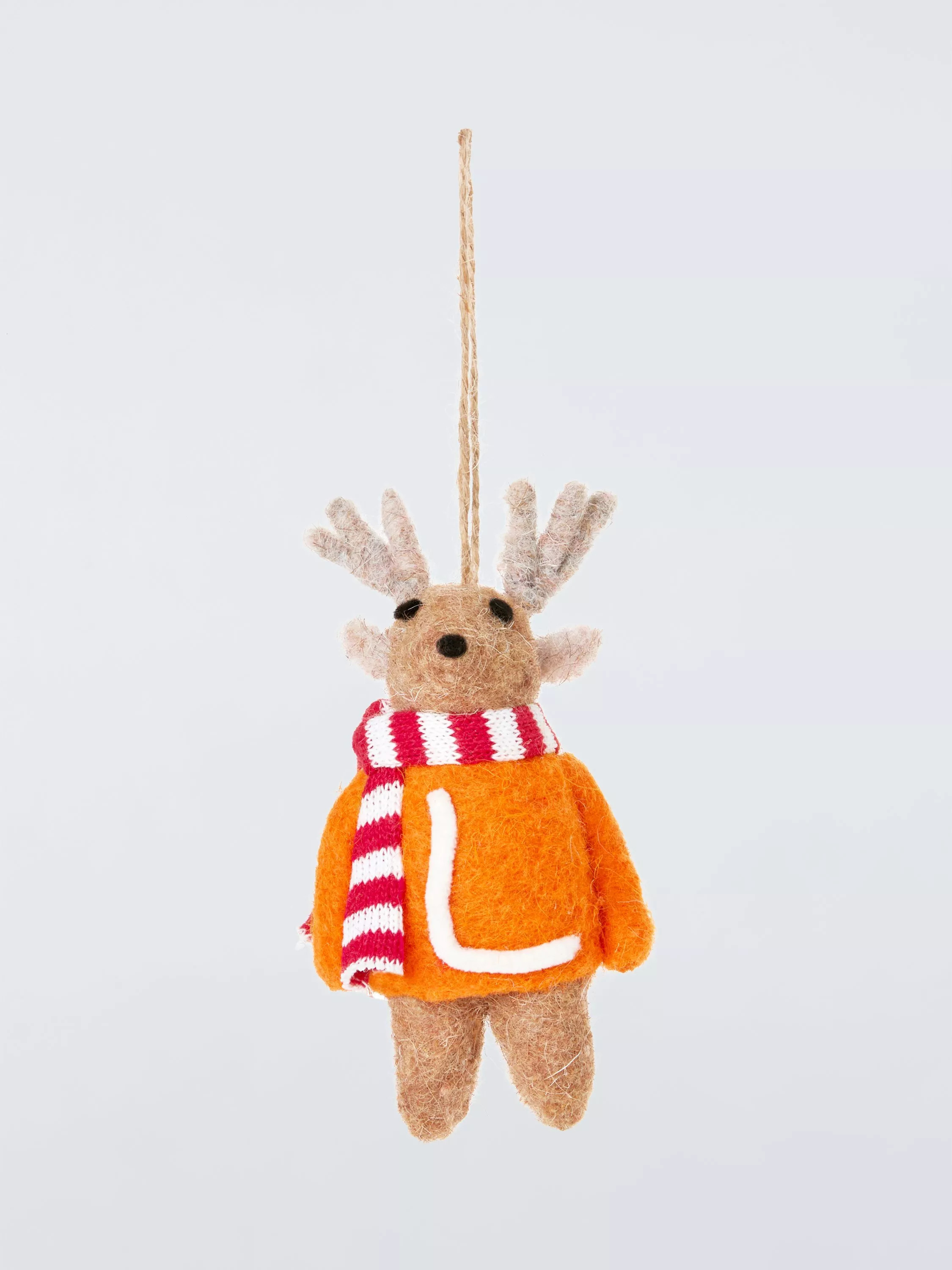 John Lewis Reindeer Alphabet Tree Decoration | John Lewis (UK)