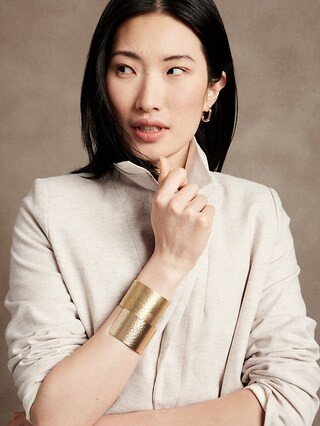 Linen-Blend Blazer | Banana Republic Factory