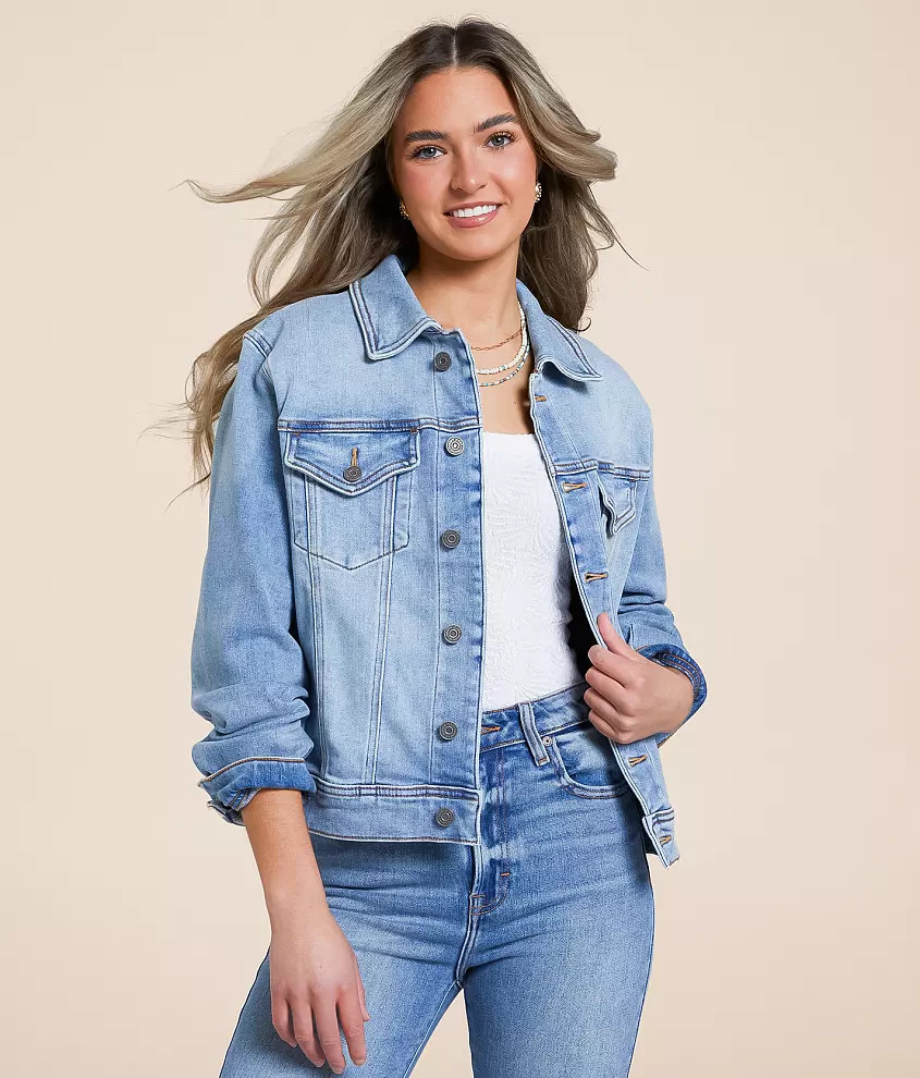 Denim Stretch Jacket | Buckle