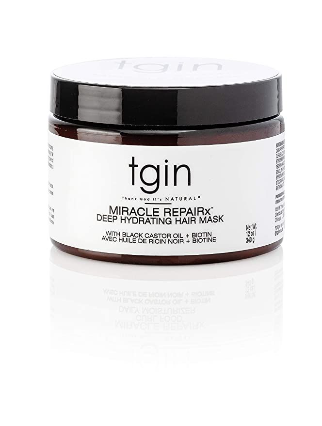 tgin Miracle Repairx Deep Hydrating Hair Mask For Damaged Hair - Dry Hair - Curly Hair - Restore ... | Amazon (US)