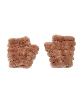 Mandy Faux Fur Knit Mittens | Bloomingdale's (US)