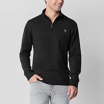 U.S. Polo Assn. Flatback Mens Mock Neck Long Sleeve Quarter-Zip Pullover - JCPenney | JCPenney