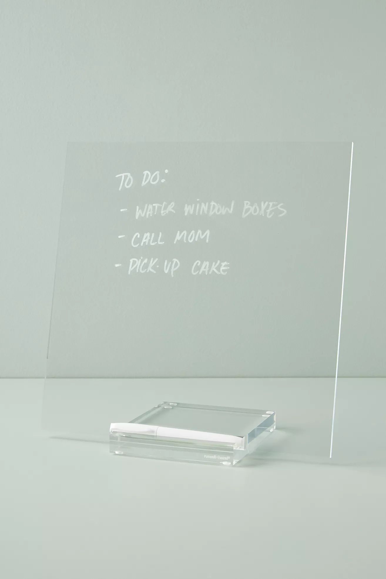 Acrylic Dry Erase Memo Tablet | Anthropologie (US)