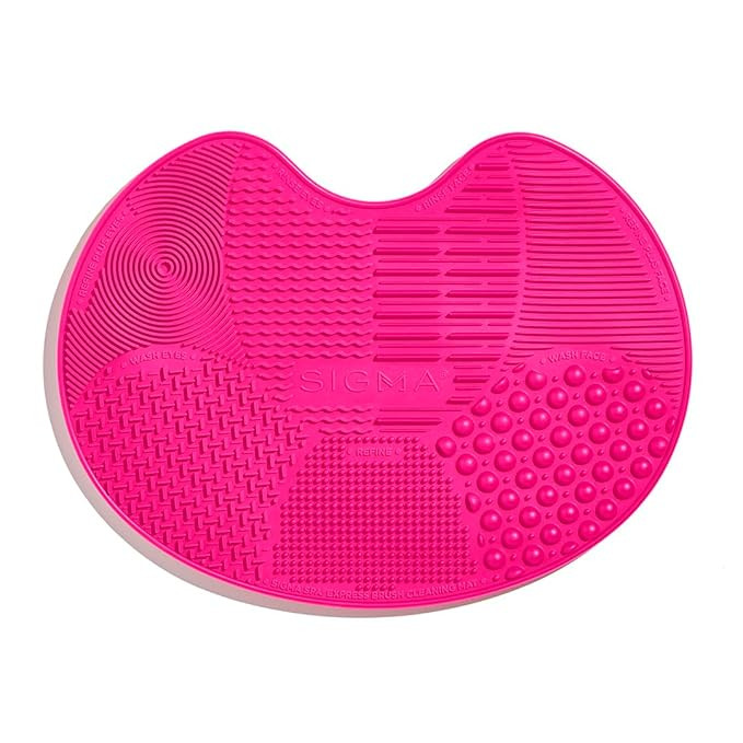 Sigma Beauty Sigma Spa® Express Brush Cleaning Mat (Pink) — Silicone Makeup Brush Cleaning Mat... | Amazon (US)