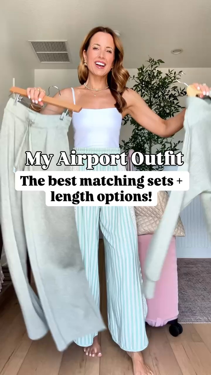 My travel outfit of the day! The best matching set in XS petite pants/XS in top. Airport outfit. Gucci Mercato tote large. Tory Burch field sneakers - i went up half a size. LISAMARIEXSPANX for 15% off first order & free shipping.


#LTKPetite #LTKTravel #LTKootd