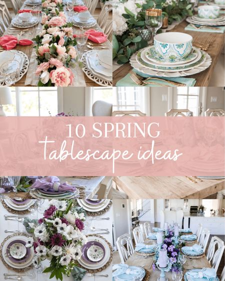 All the spring tablescapes are on my blog! Sharing a handful of sources here but more will be linked on my blog!

#LTKhome #LTKparties #LTKSeasonal