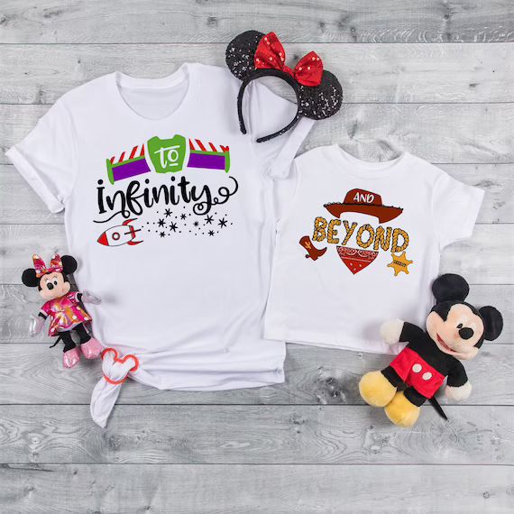 To infinity and Beyond, Toy Story Shirts, Andy Tees, Toy Story Land Tees, Disney Matching Shirts,... | Etsy (US)