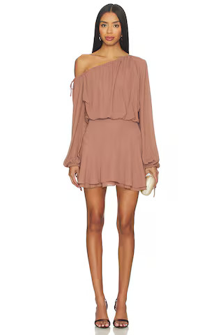 MORE TO COME Violetta Mini Dress in Mocha from Revolve.com | Revolve Clothing (Global)