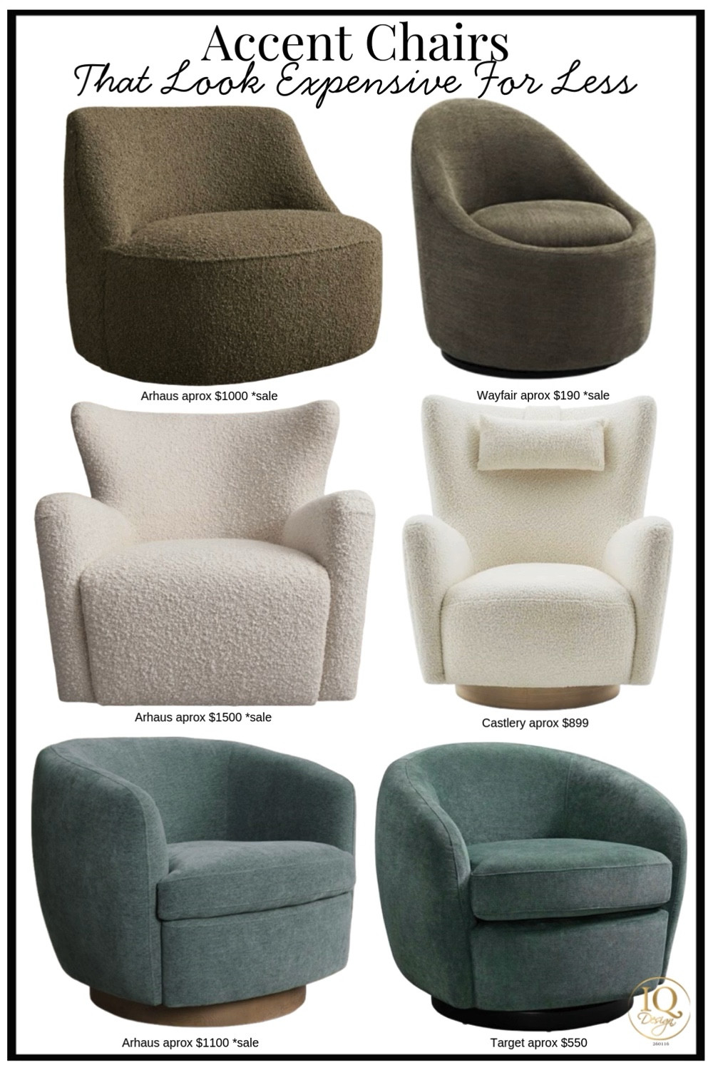 Arhaus boucle and chenille swivel accent chairs for your bedroom, living room, foyer, or entryway home decor.

#LTKSeasonal #LTKOver40 #LTKHome