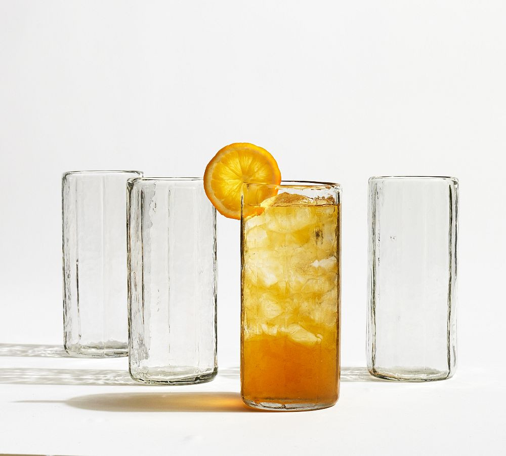 Hammered Café Drinking Glasses | Pottery Barn (US)