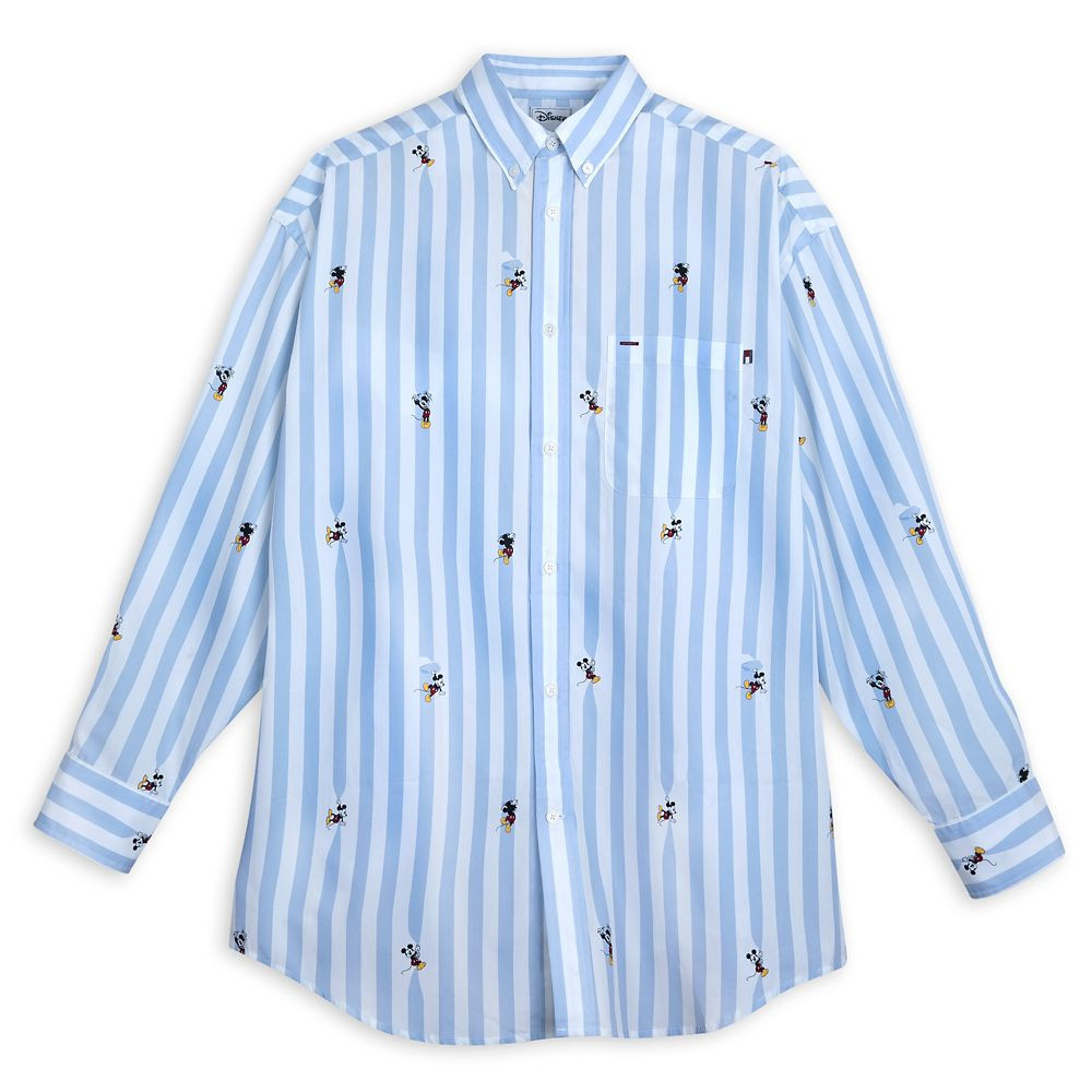 Mickey Mouse Button Down Shirt for Adults by Tommy Hilfiger – Disney100 | Disney Store