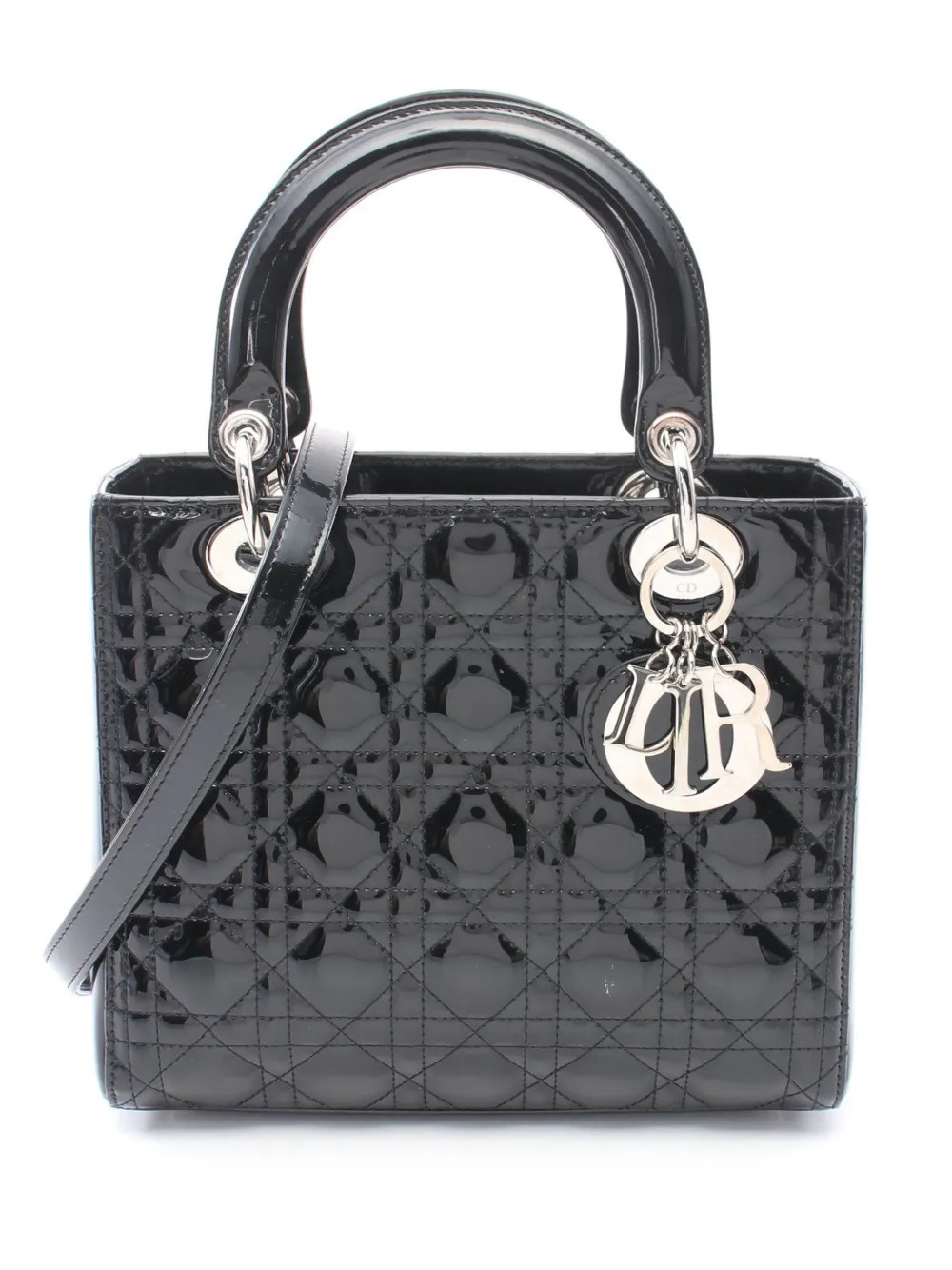 2010s pre-owned Lady Dior Cannage tote bag | Farfetch Global