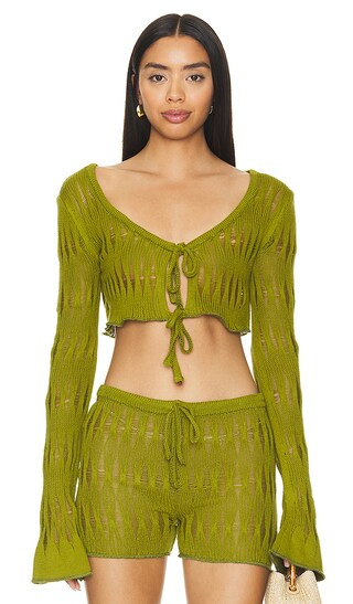 Dolores Bolero in Wormwood | Revolve Clothing (Global)