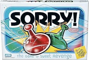 Hasbro Gaming Sorry! Family Board Games for Kids and Adults, 2 to 4 Players, Ages 6 and Up (Amazo... | Amazon (US)