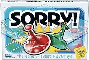 Hasbro Gaming Sorry! Family Board Games for Kids and Adults, 2 to 4 Players, Ages 6 and Up (Amazo... | Amazon (US)