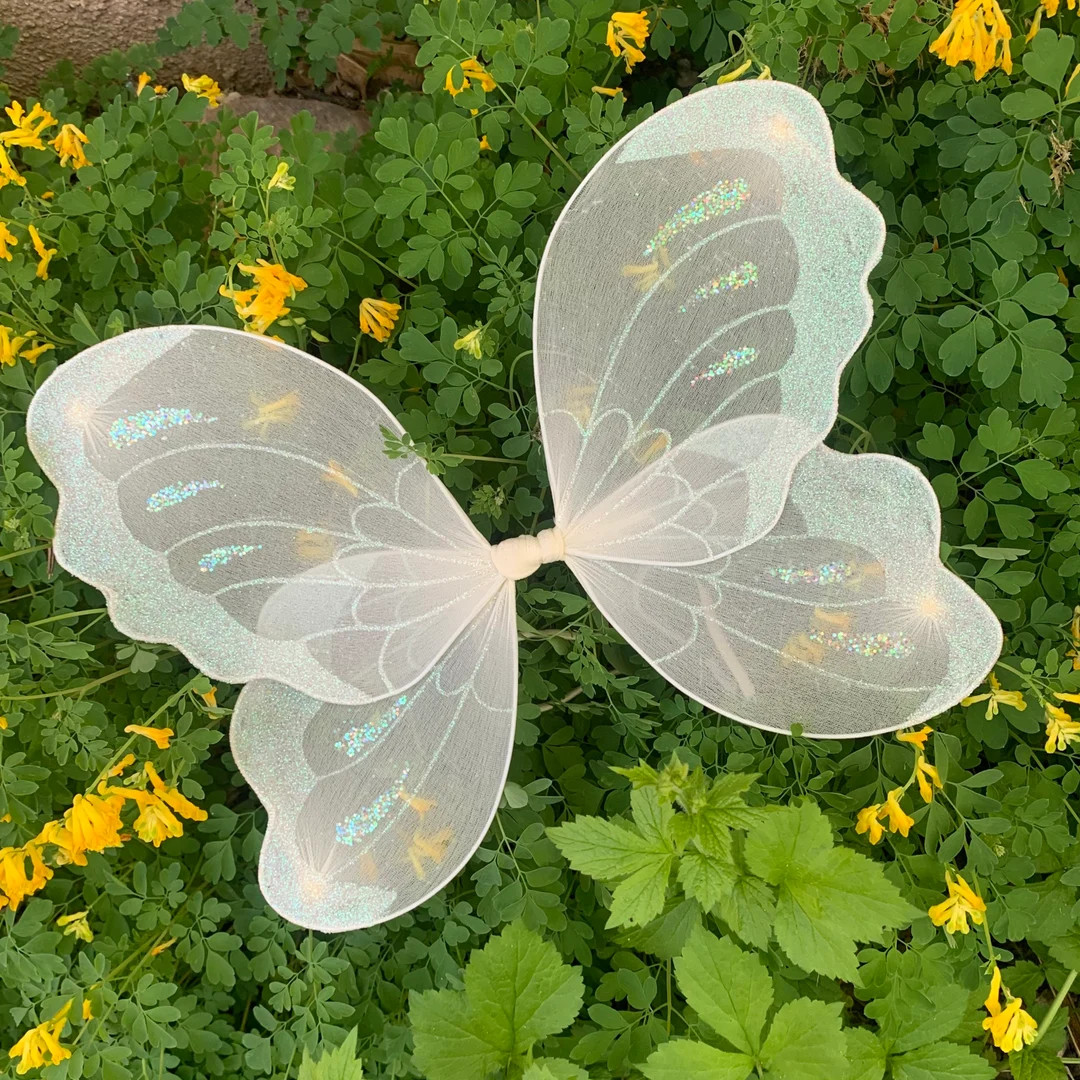 Ivory Fairy Wings Small Large Tinkerbell Kids Halloween Costume Newborn Baby Toddler First Birthd... | Etsy (US)