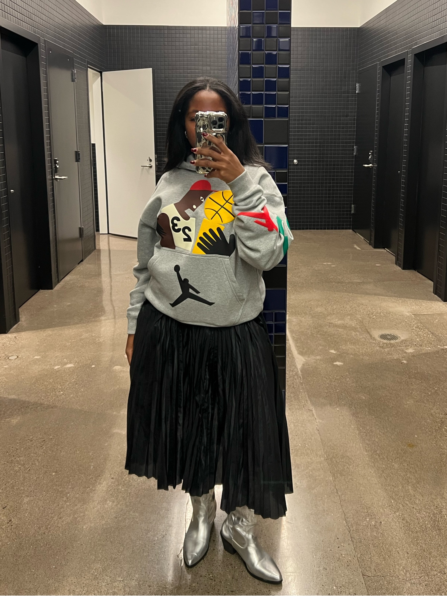 What I wore to work as a fashion designer. I always love to wear a heels or a skirt if I’m wearing a hoodie to bring some feminine aspect to my outfit! 

#LTKstyletip #LTKshoecrush #LTKworkwear