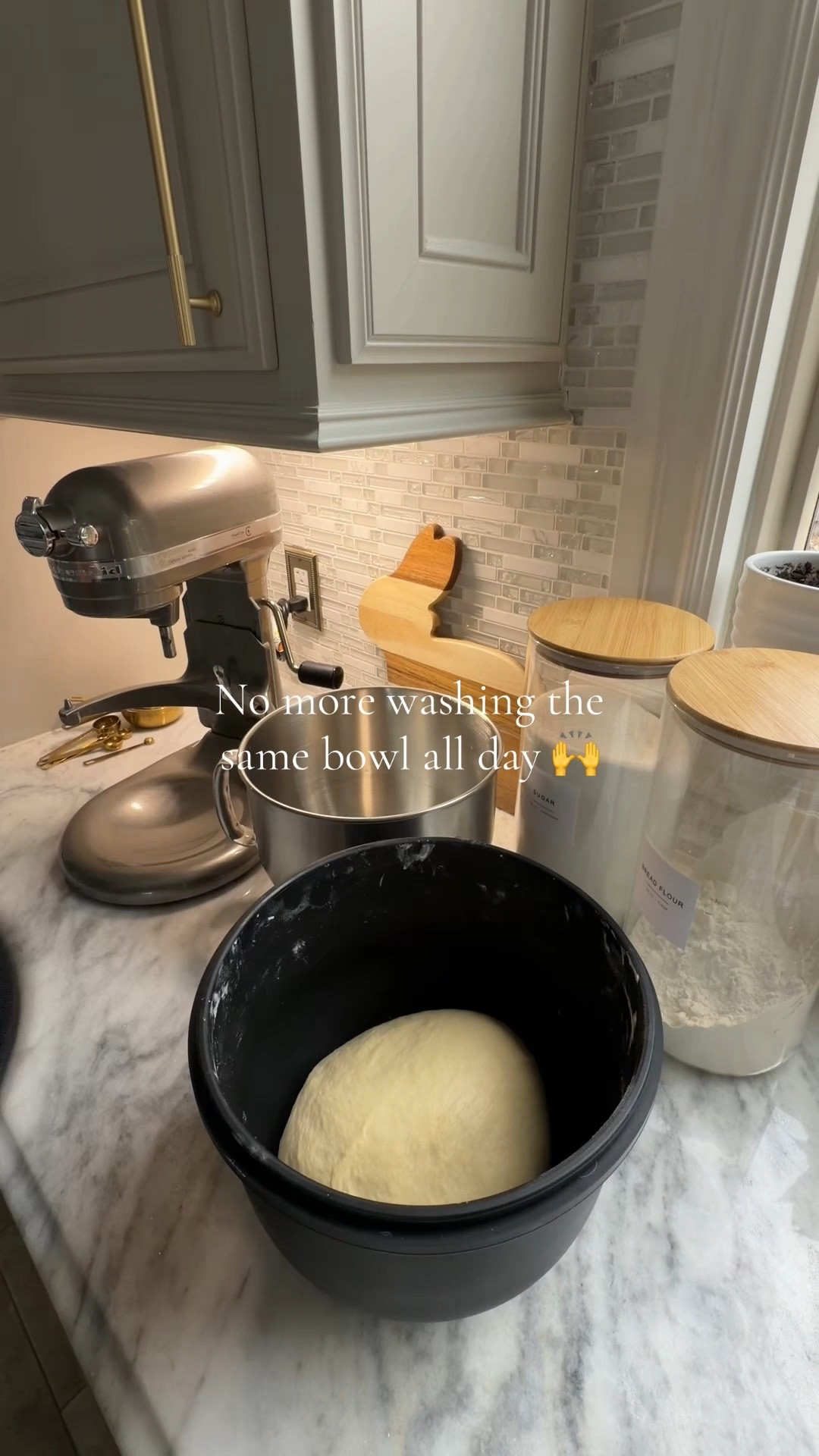 Big baking day? You need this 🙌
Reuse your mixer bowl throughout the day without constant cleanup.

Much cheaper than buying extra bowls
Plus they stack neatly for easy storage ✨

#LTKHome #LTKOver40 #LTKdayinmylife