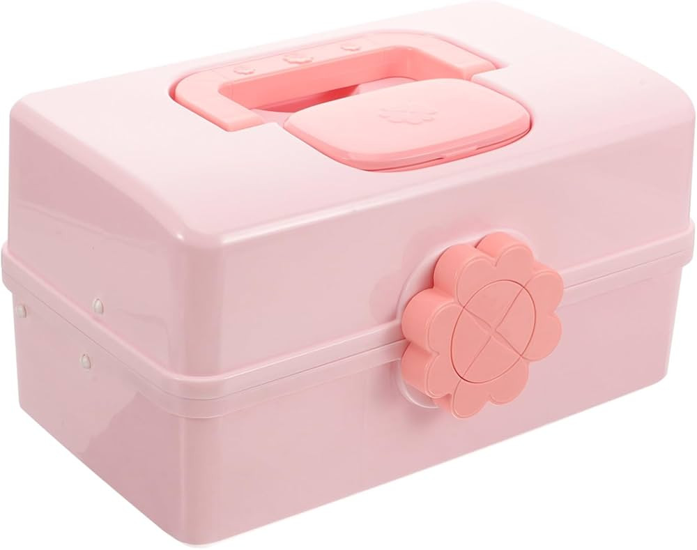 COHEALI Caja de contenedores de plástico, pinzas para el cabello, pasadores para el cabello, con... | Amazon (US)