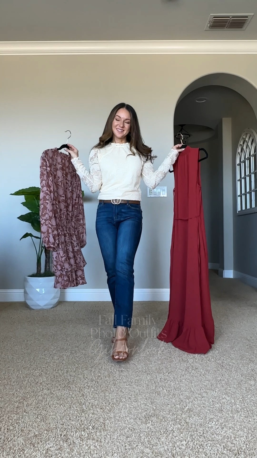 Fall Family Photo Outfits

Fall Family photo Ideas from Gibsonlook save 10% code HOLLY10 For Reference: I’m 5’1”, 109lbs Wearing an xxs in lace bodysuit & dresses,I am typically and XS, but I always wear an xxs, in @gibsonlook so size down. Mid-rise cropped jeans size 24, size down one size. Heels are 3”, super comfy - run TTS Similar boot options linked Fall fashion • fall Transition • fall family photos • thanksgiving outfits • fall dress • date night top bodysuit

#LTKstyletip #LTKfamily #LTKworkwear