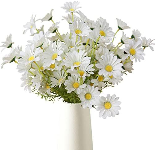 Artificial Wild Flower 6 Pcs Cosmos Long Stem Calliopsis, Simulation Bouquet, Realistic Plastic F... | Amazon (US)