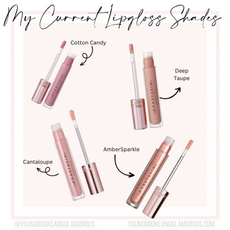 My current favorite lipgloss shades from Anastasia Beverly Hills 👄

#LTKbeauty