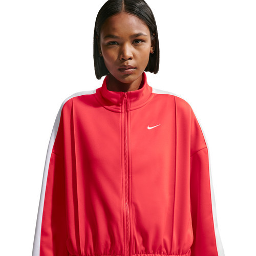 Nike Womens NSW Track Jacket - Lt Crimson/Sail/Sail | Foot Locker (US)