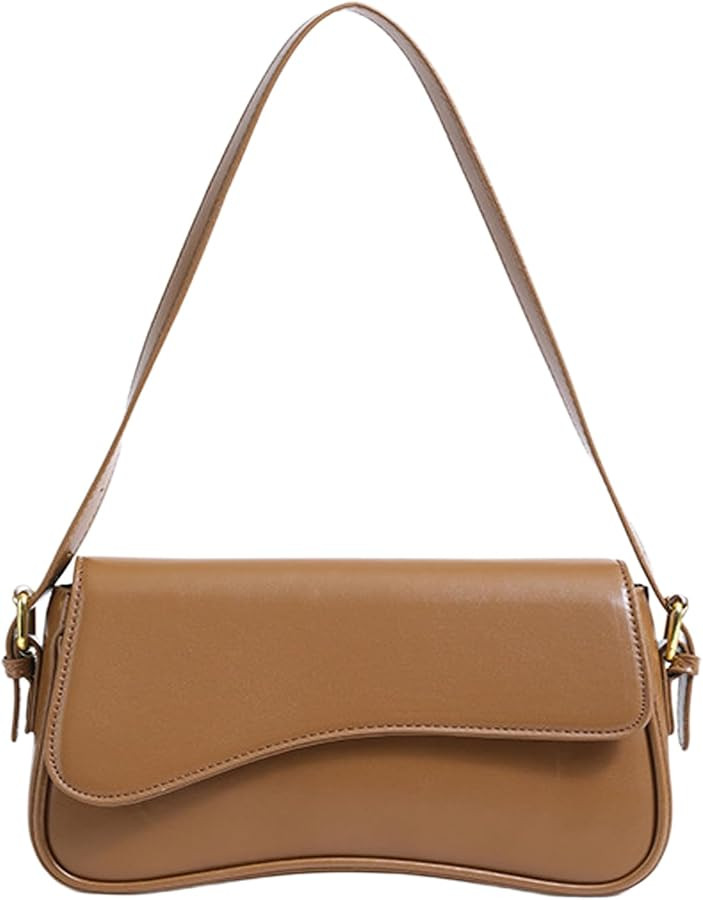Small Shoulder Bags for Women,Crossbody Purses,Retro Vegan Leather Tote Handbag, Clutch Hobo Purs... | Amazon (US)