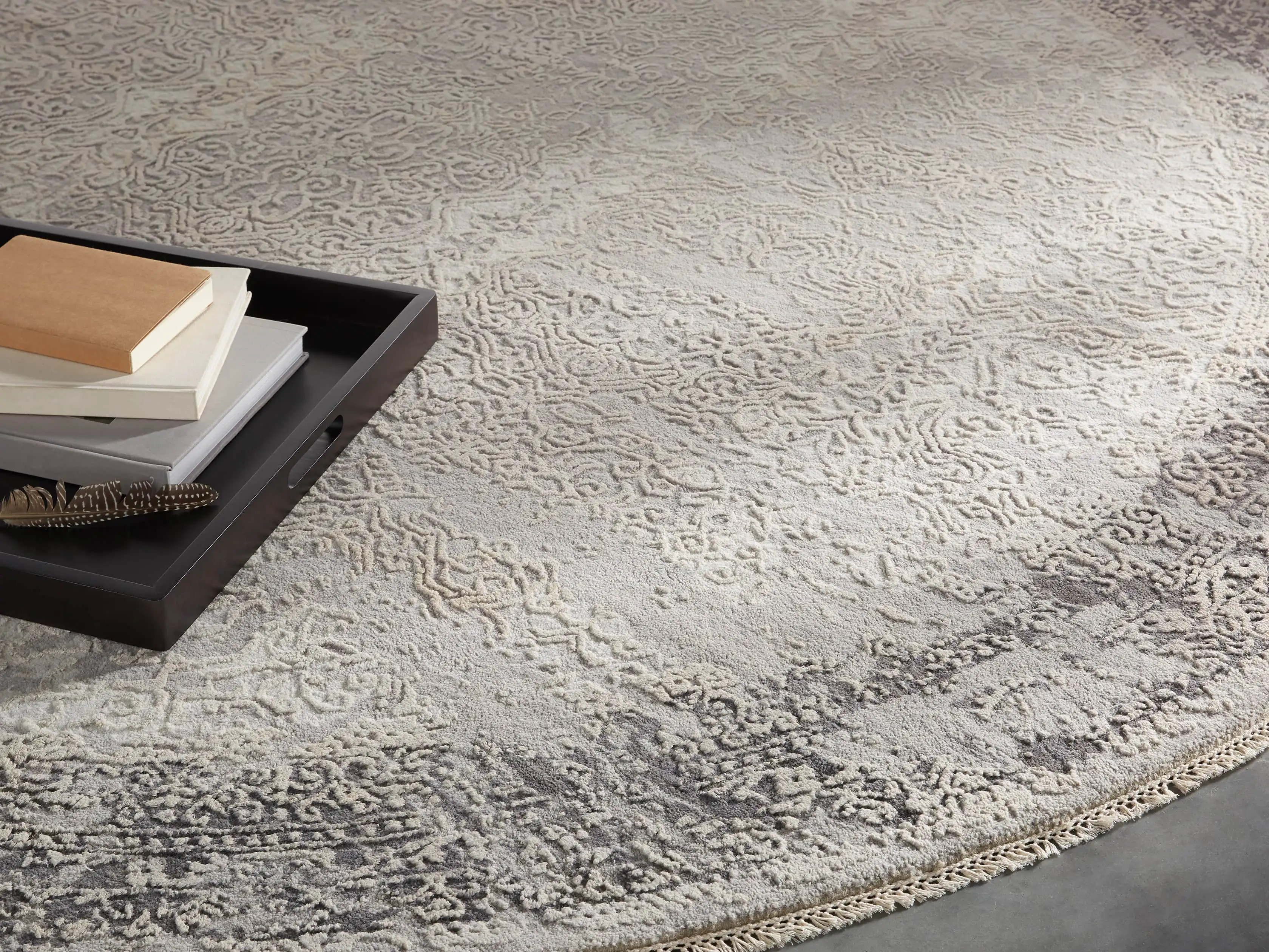 Grayson Hand-Knotted Round Rug | Arhaus