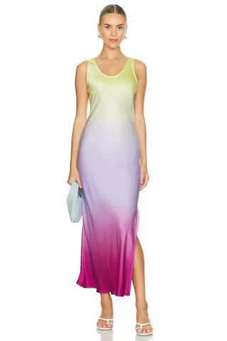 Young, Fabulous & Broke Meril Midi Dress in Verbena Ombre from Revolve.com | Revolve Clothing (Global)