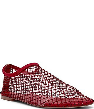Steve Madden Mino Mesh Rhinestone Flats - 9 | Dillard's