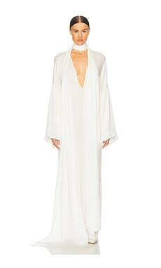 Helsa Serafina Silk Dress in White from Revolve.com | Revolve Clothing (Global)