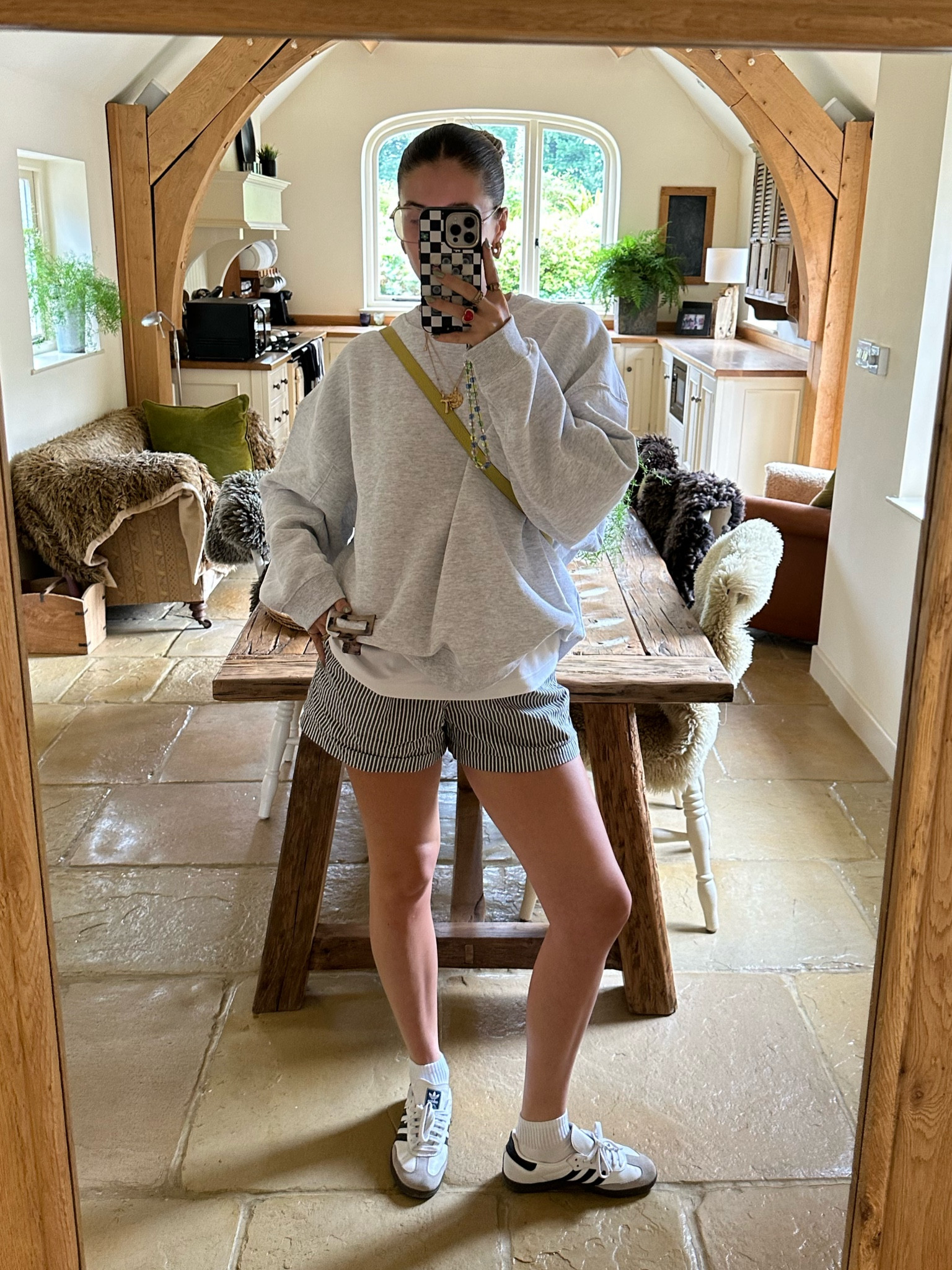 this new sweatshirt is perfection!!!! my perfect rainy day out fit outed with a boxer short and sambas. Simple but effective tehe xx

#LTKstyletip #LTKautumn #LTKuk