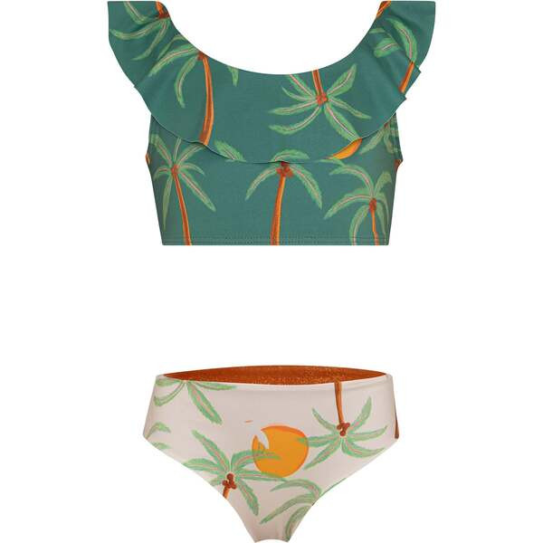 Palmeras Verde  Ilana Bikini, Green | Maisonette