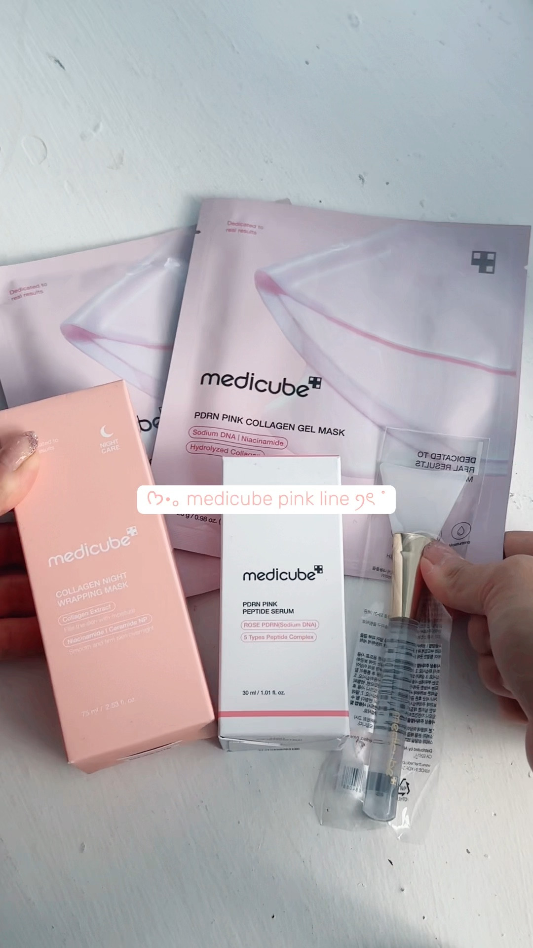 trying out medicubes new viral pink line ~ 💕

collagen night wrapping mask
pdrn pink peptide serum
pdrn pink collagen gel mask
viral korean skincare products
rose dna
salmon dna
viral kbeauty
peel off mask
aespa winter makeup
korean skincare
collagen
fine lines and wrinkles
antiaging
stylekorean ambassador 
yesstyle influencer
yesstyle code
collagen peel off mask
what is pdrn
how to use collagen wrapping mask

#LTKFindsUnder50 #LTKGiftGuide #LTKBeauty