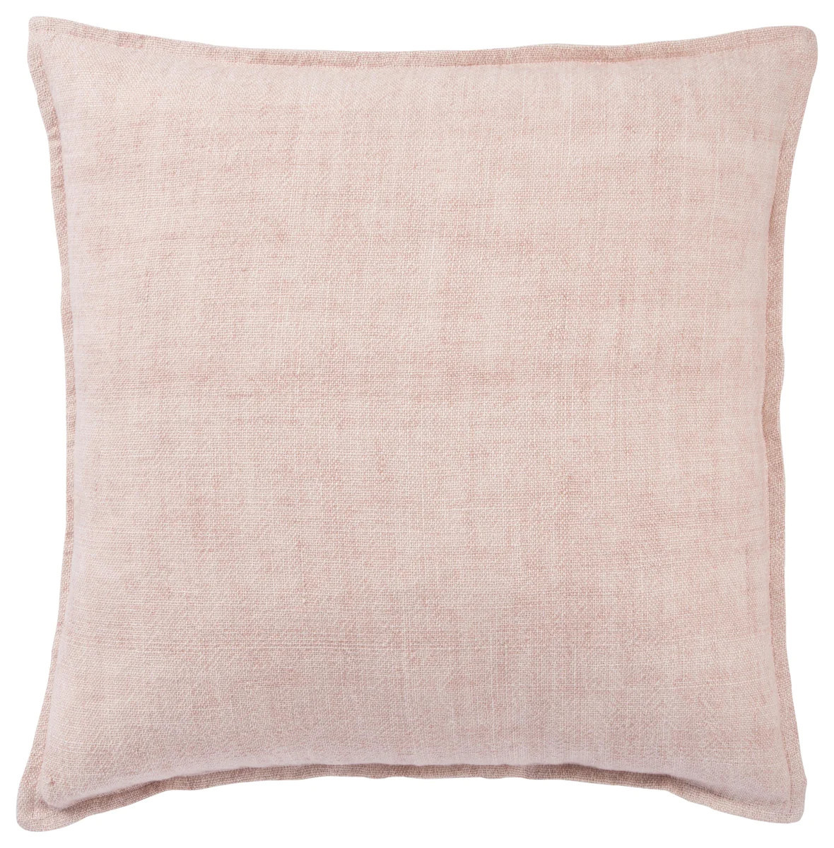 Jaipur Living Blanche Solid Light Pink Poly Fill Pillow (22" Square) | DecoratorsBest | DecoratorsBest