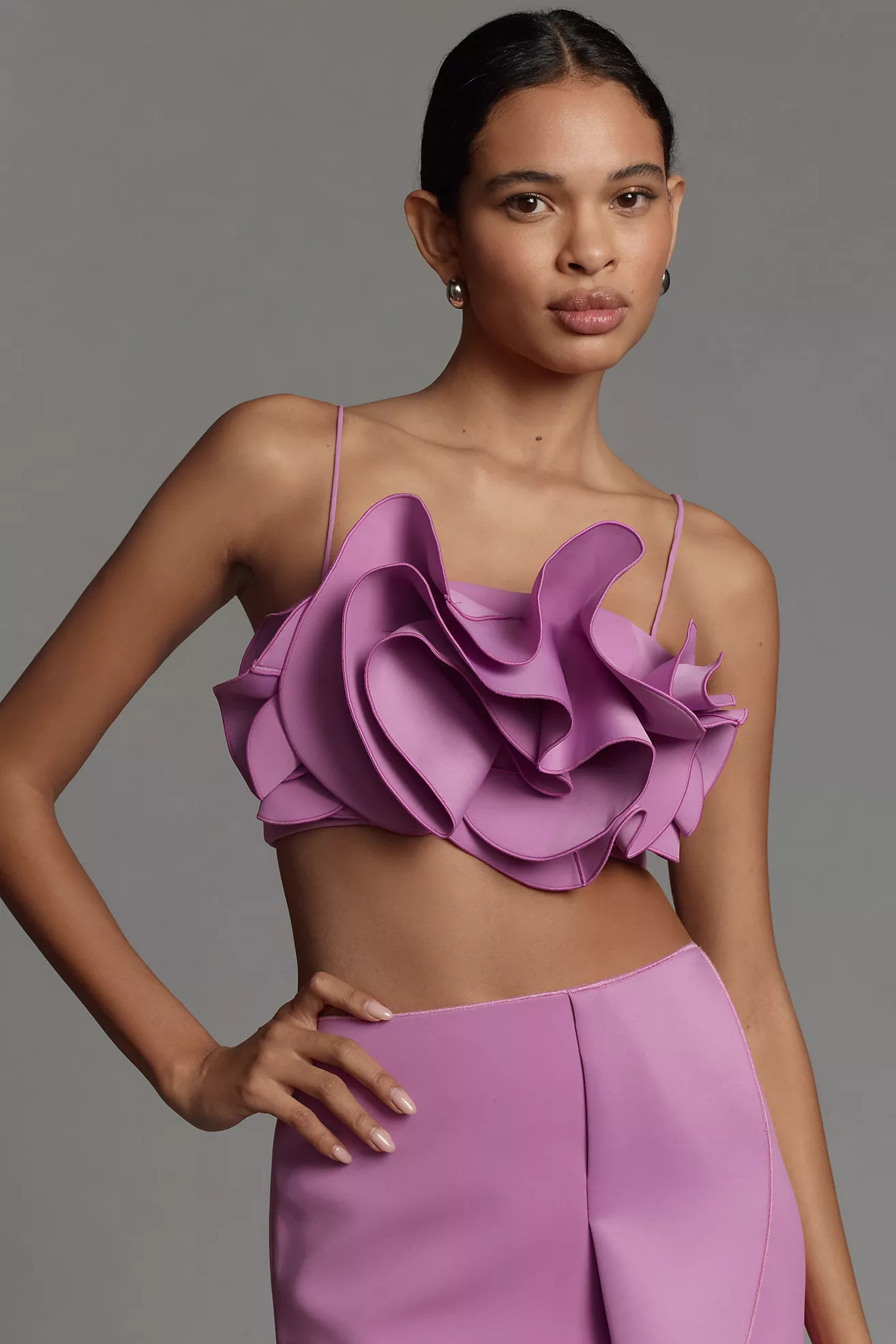 Acler Underwood Rosette Bustier Top | Anthropologie (US)