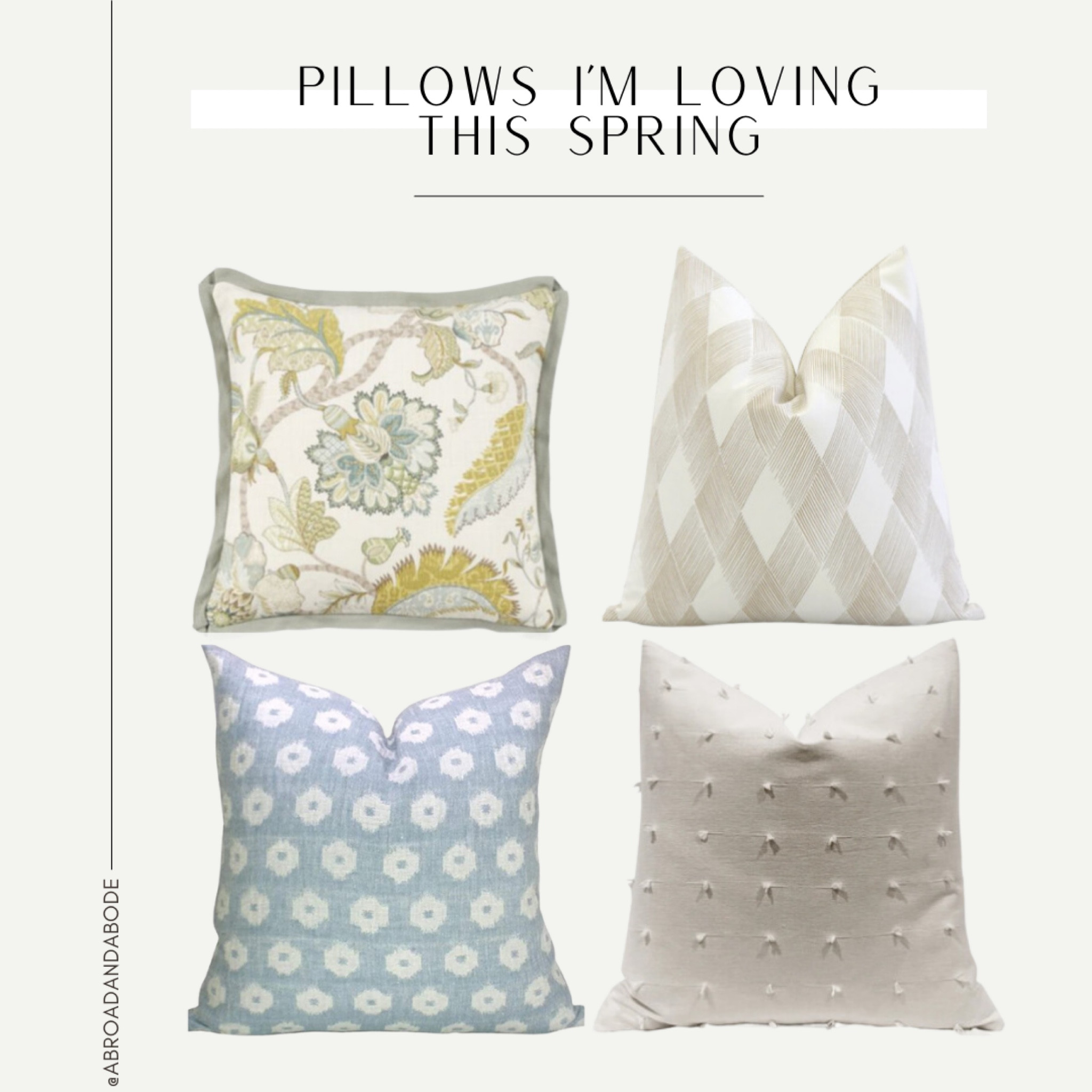 Pillows for spring and summer 

#LTKSeasonal #LTKhome #LTKFind