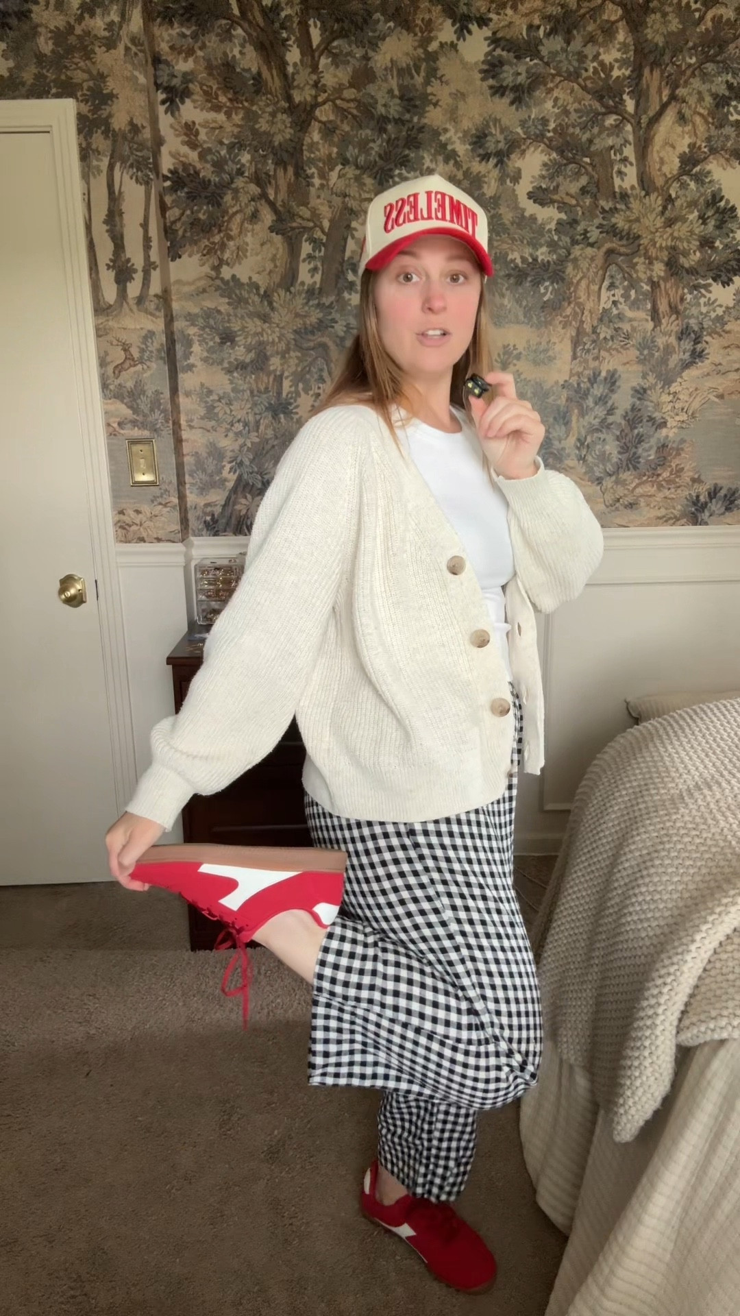 The perfect affordable red sneaker!! 

#LTKootd #LTKSaleAlert #LTKmomlife