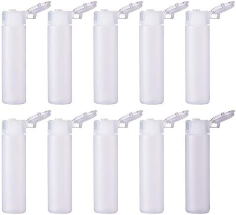 BENECREAT 10 Pack 18ml 0.6oz Plastic Squeeze Flip Cap Bottle Refillable Sample Travel Bottles for... | Amazon (US)