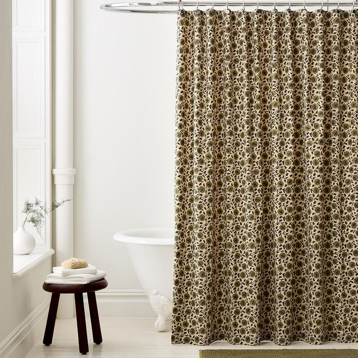 Laney Floral Shower Curtain | West Elm (US)