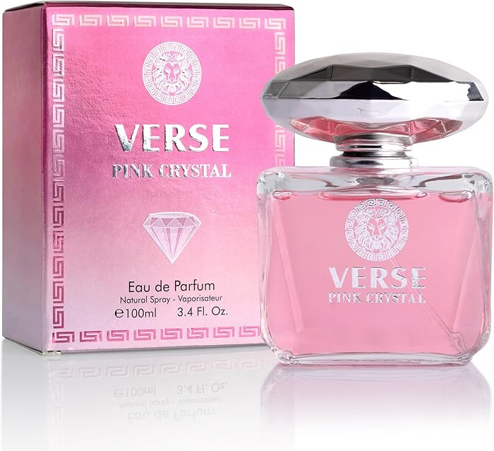 Verse Pink Crystal Eau De Parfum for Woman - Top Notes of Pomegranate, Yuzu & Iced Accord - Base ... | Amazon (US)