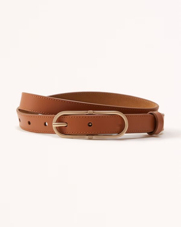 Women's Oval Buckle Belt | Women's Accessories | Abercrombie.com | Abercrombie & Fitch (US)