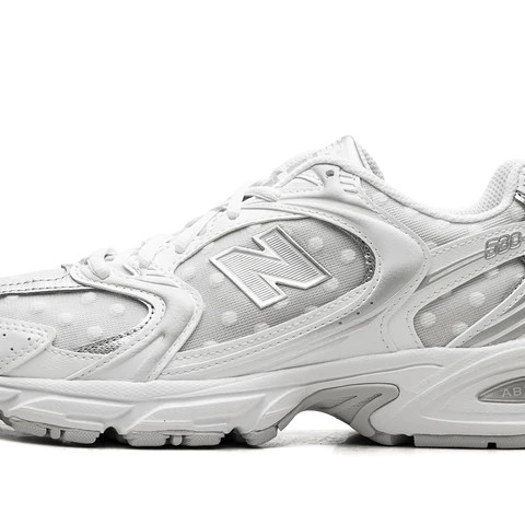 530 "Silver Metallic Polka Dots" U530HFW | Stadium Goods KR